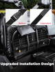 Polaris Ranger XP 1000 UTV Leather Seat Covers with Pocket Soft Cushion by Kemimoto